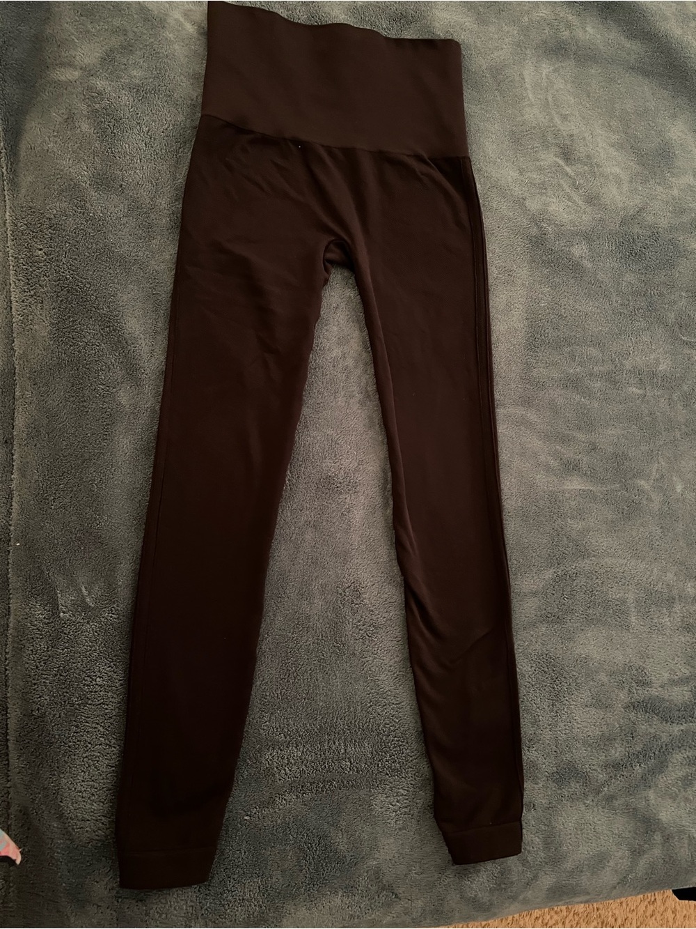 SPANX Look At Me Now Seamless high waisted black Leggings Size Small